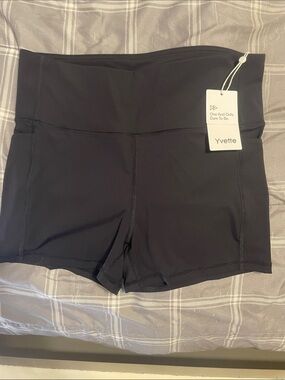 Yvette black spandex shorts